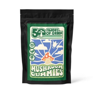 50 Shades Of Green Bulk Mushroom Gummies - Snozzberry - 30ct
