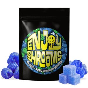 Bulk Mushroom Gummies - Blue Raspberry - 50ct