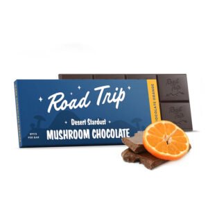 Road Trip Mushroom Chocolate Bar - Dark Chocolate Orange