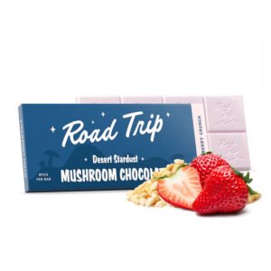 Road Trip Mushroom Chocolate Bar - Strawberry Crunch