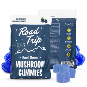 Road Trip Mushroom Gummies - Blue Raspberry